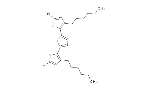 CAS No. 215591-73-4, 2,2':5',2''-TERTHIOPHENE, 5,5''-DIBROMO-3,3''-DIHEXYL-