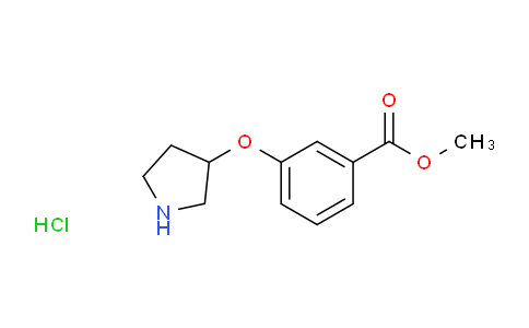 1185298-84-3 | Methyl 3-(3-pyrrolidinyloxy)benzoate hydrochloride