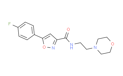 688050-36-4 | 3-异噁唑甲酰胺，5-(4-氟苯基)-N-[2-(4-吗啉基)乙基]-