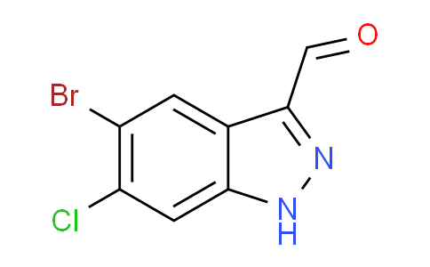 1956325-18-0 | 5-Bromo-6-chloro-1H-indazole-3-carbaldehyde