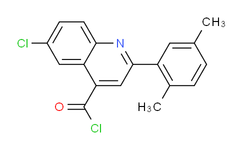 MCP84775 | 1160263-15-9 | 6-Chloro-2-(2,5-dimethylphenyl)quinoline-4-carbonyl chloride