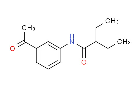 CAS No. 540521-24-2, N-(3-乙酰苯基)-2-乙基丁酰胺