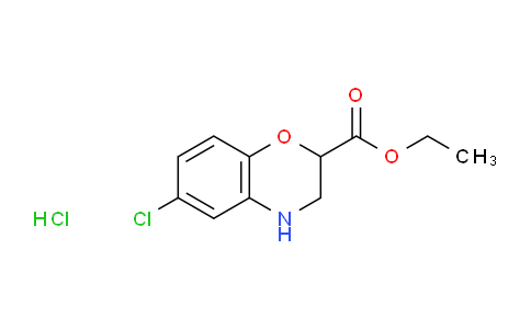 1432053-90-1 | Ethyl 6-chloro-3,4-dihydro-2H-1,4-benzoxazine-2-carboxylate hydrochloride
