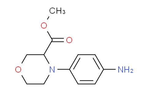 1214792-52-5 | 4-(4-Amino-phenyl)-morpholine-3-carboxylic acid methyl ester