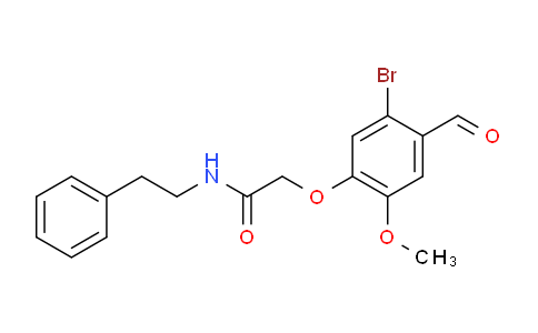 MCR10606 | 486993-08-2 | 2-(5-Bromo-4-formyl-2-methoxy-phenoxy)-N-phenethyl-acetamide