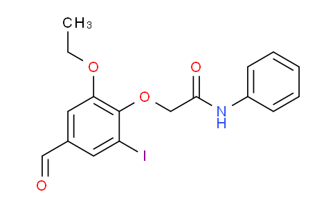486993-98-0 | 2-(2-乙氧基-4-甲酰基-6-碘苯氧基)-N-苯乙酰胺
