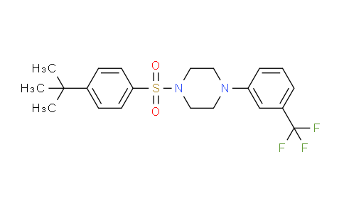 315692-42-3 | 1-(4-叔丁基苯磺酰基)-4-[3-(三氟甲基)苯基]哌嗪
