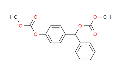 CAS No. 948044-25-5, 4-(((Methoxycarbonyl)oxy)(phenyl)methyl)phenyl methyl carbonate