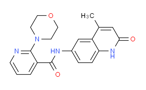 1870849-58-3 | N-(4-methyl-2-oxo-1,2-dihydroquinolin-6-yl)-2-(morpholin-4-yl)pyridine-3-carboxamide
