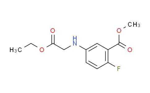 2208617-10-9 | Benzoic acid, 5-[(2-ethoxy-2-oxoethyl)amino]-2-fluoro-, methyl ester