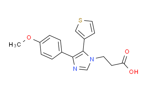 MCR49337 | 904816-77-9 | 3-[4-(4-甲氧基苯基)-5-(噻吩-3-基)-1H-咪唑-1-基]丙酸
