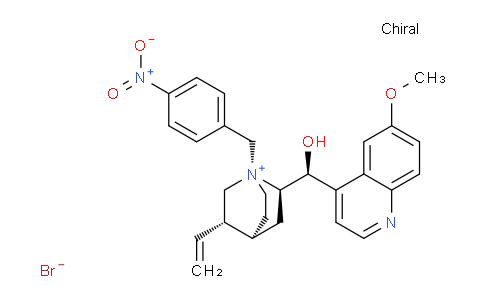 518359-34-7 | (1S,2R,4S,5S)-2-((S)-Hydroxy(6-methoxyquinolin-4-yl)methyl)-1-(4-nitrobenzyl)-5-vinylquinuclidin-1-ium bromide