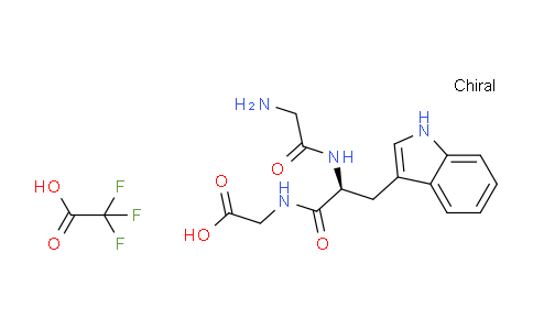 CAS No. 2803376-10-3, (S)-2-(2-(2-Aminoacetamido)-3-(1H-indol-3-yl)propanamido)acetic acid 2,2,2-trifluoroacetate