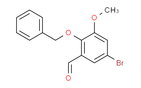 MCR61103 | 155351-68-1 | 2-(Benzyloxy)-5-bromo-3-methoxybenzaldehyde