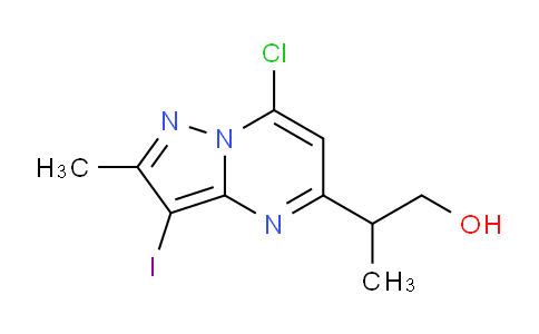 MCR68820 | 2387598-35-6 | 2-(7-chloro-3-iodo-2-methyl-pyrazolo[1,5-a]pyrimidin-5-yl)propan-1-ol