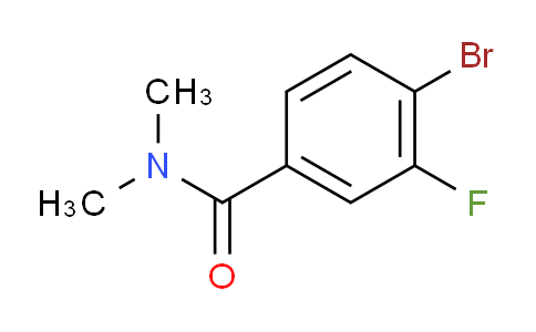 893420-59-2 | 4-溴-3-氟-N,N-二甲基苯甲酰胺