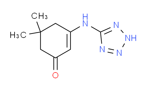 1021273-24-4 | 5,5-dimethyl-3-(2H-tetrazol-5-ylamino)cyclohex-2-en-1-one