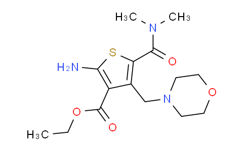 MCR75416 | 556016-13-8 | ethyl 2-amino-5-(dimethylcarbamoyl)-4-[(morpholin-4-yl)methyl]thiophene-3-carboxylate