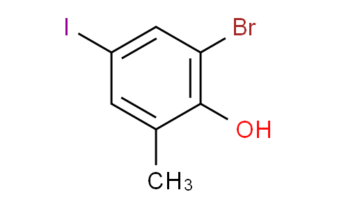 CAS No. 1820641-98-2, 2-Bromo-4-iodo-6-methylphenol