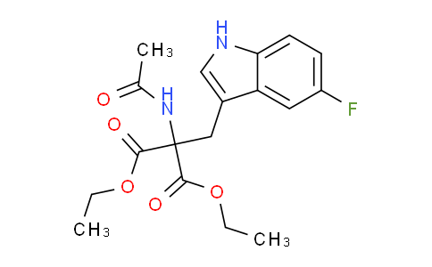 428-79-5 | 2-(乙酰氨基)-2-[(5-氟-1H-吲哚-3-基)甲基]-丙二酸1,3-二乙酯