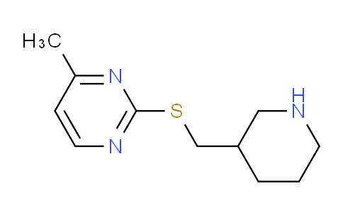 1248627-79-3 | 4-methyl-2-{[(piperidin-3-yl)methyl]sulfanyl}pyrimidine