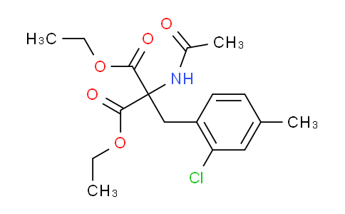 2682114-30-1 | 2-乙酰氨基-2-(2-氯-4-甲基苄基)丙二酸二乙酯