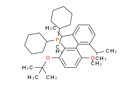 CAS No. 2489243-29-8, (3-(tert-Butoxy)-2',6'-diisopropyl-6-methoxy-[1,1'-biphenyl]-2-yl)dicyclohexylphosphane
