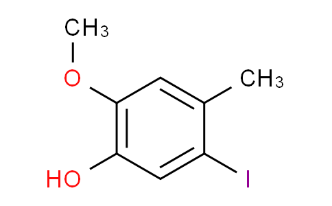749874-23-5 | Phenol, 5-iodo-2-methoxy-4-methyl-