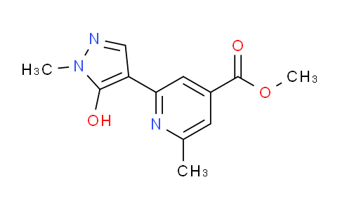 MCS42461 | 2573870-42-3 | 4-Pyridinecarboxylic acid, 2-(5-hydroxy-1-methyl-1H-pyrazol-4-yl)-6-methyl-, methyl ester