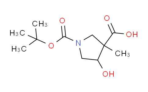 MCS48926 | 1499189-52-4 | 1-(Tert-Butoxycarbonyl)-4-hydroxy-3-methylpyrrolidine-3-carboxylic acid