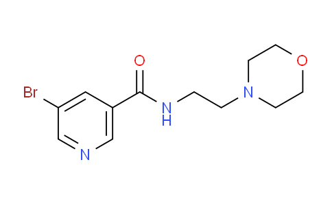 515866-67-8 | 5-Bromo-N-(2-morpholinoethyl)nicotinamide