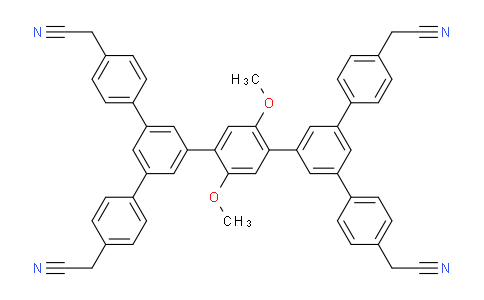 2803476-84-6 | 2,2',2'',2'''-((2,5-Dimethoxy-1,4-phenylene)bis([1,1':3',1''-terphenyl]-5',4,4''-triyl))tetraacetonitrile