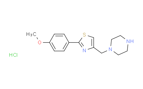 1052544-34-9 | 1-{2-(4-methoxyphenyl)-1,3-thiazol-4-ylmethyl}piperazine hydrochloride