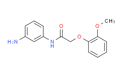 953896-11-2 | N-(3-氨基苯基)-2-(2-甲氧基苯氧基)乙酰胺