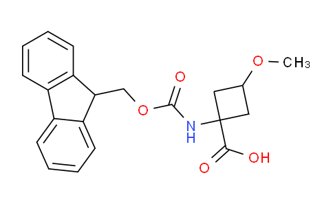 MCS62706 | 1696791-50-0 | 1-(9H-fluoren-9-ylmethoxycarbonylamino)-3-methoxy-cyclobutanecarboxylic acid