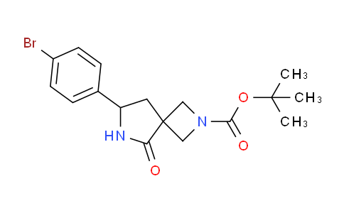 1823258-71-4 | tert-Butyl 7-(4-bromophenyl)-5-oxo-2,6-diazaspiro[3.4]octane-2-carboxylate