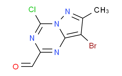 MCS68823 | 2387598-47-0 | 8-bromo-4-chloro-7-methyl-pyrazolo[1,5-a][1,3,5]triazine-2-carbaldehyde