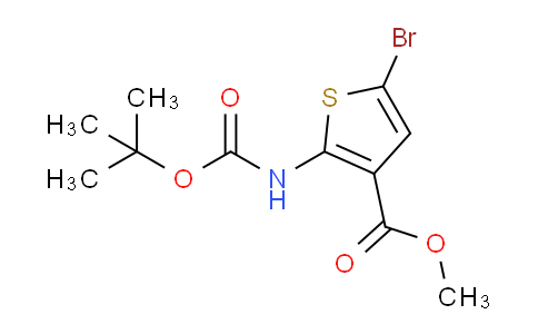 859204-25-4 | 5-溴-2-((叔丁氧羰基)氨基)噻吩-3-甲酸甲酯
