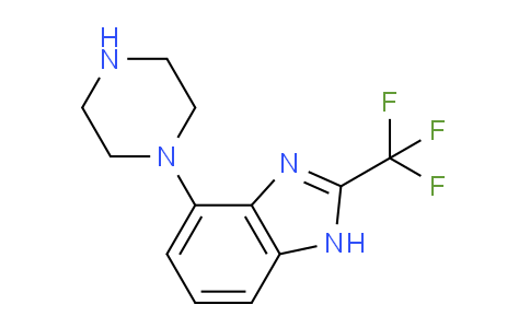 282547-72-2 | 1H-苯并咪唑，4-(1-哌嗪基)-2-(三氟甲基)-