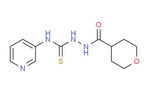 1858249-71-4 | N-Pyridin-3-yl-2-(tetrahydro-2H-pyran-4-ylcarbonyl)hydrazinecarbothioamide