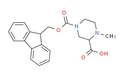 CAS No. 2137506-61-5, 4-{[(9H-fluoren-9-yl)methoxy]carbonyl}-1-methylpiperazine-2-carboxylic acid