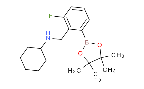 2096340-26-8 | N-(2-氟-6-(4,4,5,5-四甲基-1,3,2-二氧杂硼杂环戊烷-2-基)苄基)环己胺