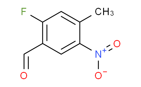 CAS No. 1804054-69-0, 2-Fluoro-4-methyl-5-nitrobenzaldehyde