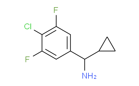 CAS No. 1337727-48-6, (4-CHLORO-3,5-DIFLUOROPHENYL)(CYCLOPROPYL)METHANAMINE