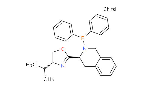 608534-01-6 | (R)-2-((S)-2-(Diphenylphosphanyl)-1,2,3,4-tetrahydroisoquinolin-3-yl)-4-isopropyl-4,5-dihydrooxazole