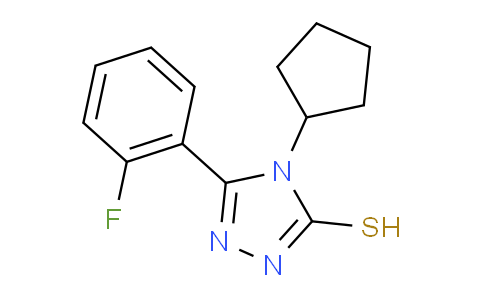 721407-89-2 | 4-Cyclopentyl-5-(2-fluorophenyl)-4H-1,2,4-triazole-3-thiol