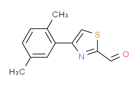 383143-92-8 | 4-(2,5-二甲基苯基)-1,3-噻唑-2-甲醛