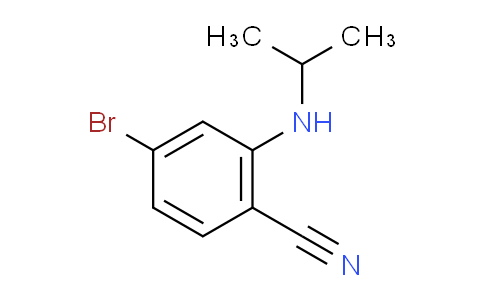 954226-99-4 | 4-溴-2-(丙-2-基)氨基苯甲腈