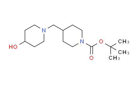 1823250-58-3 | tert-butyl 4-[(4-hydroxypiperidin-1-yl)methyl]piperidine-1-carboxylate