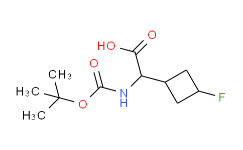 2231673-02-0 | 2-{[(叔丁氧基)羰基]氨基}-2-(3-氟环丁基)乙酸